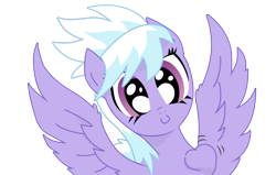 Size: 1095x697 | Tagged: safe, artist:bradleyeighth, edit, cloudchaser, pegasus, pony, cute, heart