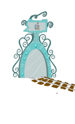 Size: 720x1193 | Tagged: safe, artist:track&song, derpibooru exclusive, derpibooru import, equestria girls, mirror, mirror portal, simple background, train, train tracks, transparent background, twitterponies