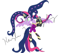 Size: 959x833 | Tagged: safe, artist:kaylathehedgehog, mane-iac, twilight sparkle, twilight sparkle (alicorn), alicorn, pony, fusion