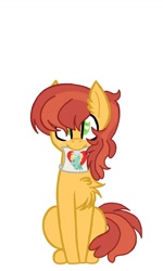 Size: 692x1154 | Tagged: safe, artist:forgottenchesire, half baked apple, pony, apple family member, base used, cute