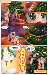 Size: 1988x3072 | Tagged: safe, artist:evomanaphy, derpibooru import, oc, oc only, oc:jewel blue, oc:looic, oc:shadow blue, pegasus, pony, :3, :o, behaving like a cat, blushing, butt shake, chest fluff, christmas, christmas decoration, christmas lights, christmas tree, colored wings, colored wingtips, comic, commission, cuddling, cute, detailed, detailed background, dilated pupils, ear fluff, exclamation point, eyes on the prize, face down ass up, family, father and child, father and daughter, female, filly, fluffy, frown, funny, funny face, heart, high res, holiday, hug, leg fluff, male, mare, mother and child, mother and daughter, nuzzling, ocbetes, open mouth, parent and child, parents:shadooic, pictogram, plot, pounce, present, reflection, romantic, shadooic, shoulder fluff, sitting, smiling, smirk, sofa, sparkles, speech bubble, stallion, starry eyes, stuck, tail wag, thought bubble, tree, wide eyes, wing fluff, wingding eyes
