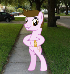 Size: 2000x2113 | Tagged: safe, artist:tacobender, derpibooru import, oc, pony, inkscape, irl, lucky luciano, meme, photo, ponified, ponified meme, solo, vector, watch, you know i had to do it to em