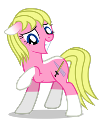 Size: 1417x1771 | Tagged: safe, artist:meredithhamil, oc, oc:finn the pony, pony, adventure time, finn the human, ponified, rule 63