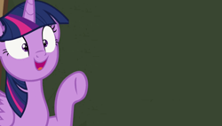 Size: 764x433 | Tagged: safe, edit, edited screencap, screencap, twilight sparkle, twilight sparkle (alicorn), alicorn, pony, ppov, chalkboard, open mouth, pointing, smiling, solo, twilight's blackboard, wide eyes