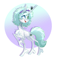 Size: 3161x3281 | Tagged: safe, artist:sugaryicecreammlp, oc, oc:late winter, pony, unicorn, female, heterochromia, mare, solo