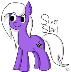 Size: 880x896 | Tagged: safe, artist:quicksilverv2, derpibooru import, oc, oc only, oc:silver start, earth pony, pony, solo