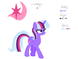 Size: 2148x1624 | Tagged: safe, artist:missxxfofa123, derpibooru import, oc, oc:sparkelmagic, pony, magical lesbian spawn, offspring, parent:trixie, parent:twilight sparkle, parents:twixie, solo