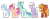 Size: 1600x594 | Tagged: safe, artist:leviostars, derpibooru import, oc, oc only, changepony, earth pony, hybrid, pegasus, pony, chest fluff, colored pupils, crack ship offspring, ear fluff, female, interspecies offspring, magical gay spawn, magical lesbian spawn, male, mare, offspring, parent:big macintosh, parent:double diamond, parent:flash magnus, parent:hoity toity, parent:party favor, parent:prince blueblood, parent:princess cadance, parent:princess skystar, parent:rockhoof, parent:thorax, parents:partydiamond, simple background, stallion, transparent background, unshorn fetlocks