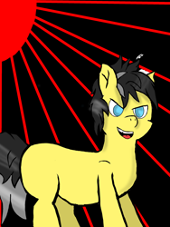 Size: 2100x2800 | Tagged: safe, artist:ponyrex98, oc, oc only, oc:rex, earth pony, pony, solo