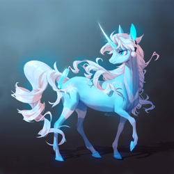 Size: 5500x5500 | Tagged: safe, artist:rocy canvas, derpibooru import, oc, oc only, oc:rime, pony, unicorn, absurd resolution, curved horn, female, horn, mare, signature, solo