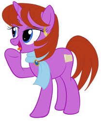 Size: 4309x5000 | Tagged: safe, artist:sixes&sevens, pony, unicorn, clothes, doctor who, donna noble, ear piercing, earring, female, fiery redhead, freedom fighter, jewelry, piercing, ponified, rebel, scarf, simple background, solo, transparent background, victim of mind rape