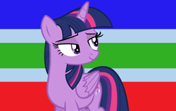 Size: 800x507 | Tagged: safe, artist:themexicanpunisher, twilight sparkle, twilight sparkle (alicorn), alicorn, pony, female, heterosexual, heterosexual flag, heterosexuality, op is a cuck, op is trying to start shit, pride, pride flag, solo, straight, straight pride flag, tradition