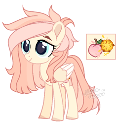 Size: 718x739 | Tagged: safe, artist:sweet-caramella, derpibooru import, oc, oc:sweetly smooth, pegasus, pony, female, mare, reference sheet, solo