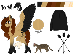 Size: 2000x1500 | Tagged: safe, artist:clarissa0210, oc, oc:clarissa, cat, pegasus, pony, female, mare, reference sheet, simple background, solo, transparent background, two toned wings, wings