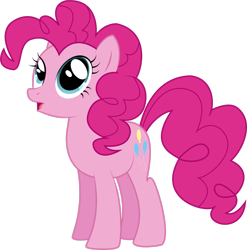 Size: 2435x2463 | Tagged: safe, artist:gyilokhun, pinkie pie, pony, high res, simple background, solo, transparent background, vector