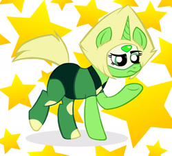 Size: 1536x1398 | Tagged: safe, artist:sapphiresong46, pony, anime, peridot (steven universe), ponified, steven universe