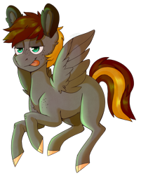 Size: 966x1200 | Tagged: safe, artist:cinnamonsparx, oc, oc:zev, pegasus, pony, male, simple background, solo, stallion, transparent background