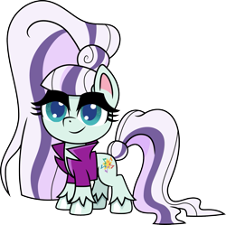 Size: 895x893 | Tagged: safe, artist:cloudyglow, coloratura, earth pony, pony, my little pony: pony life, countess coloratura, simple background, solo, transparent background