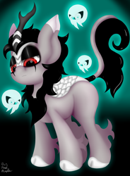 Size: 2800x3800 | Tagged: safe, artist:paulpeopless, derpibooru import, oc, oc:paulpeoples, kirin, cute, necromancer