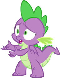 Size: 2918x3786 | Tagged: safe, artist:memnoch, spike, dragon, simple background, solo, transparent background, vector, winged spike