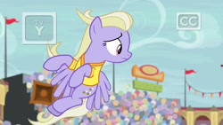 Size: 1280x720 | Tagged: safe, screencap, sweet buzz, pegasus, pony, common ground, buckball uniform, female, las pegasus resident, mare, solo