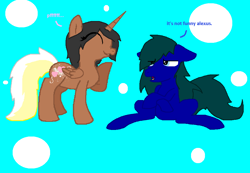 Size: 988x683 | Tagged: safe, artist:xgalacticxstudios18x, oc, alicorn, earth pony, pony, alicorn oc