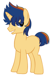 Size: 938x1358 | Tagged: safe, artist:sapphireartemis, derpibooru import, oc, oc:solar shield, pony, unicorn, male, offspring, parent:flash sentry, parent:twilight sparkle, parents:flashlight, simple background, solo, stallion, transparent background