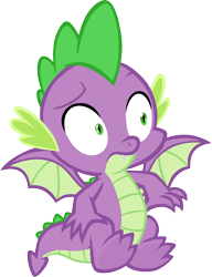 Size: 2574x3346 | Tagged: safe, artist:memnoch, spike, dragon, claws, simple background, solo, transparent background, vector, winged spike, wings