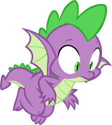 Size: 3145x3514 | Tagged: safe, artist:memnoch, spike, dragon, simple background, solo, transparent background, vector, winged spike