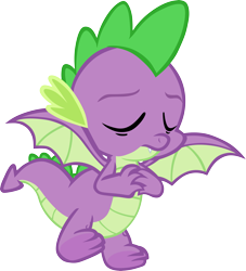 Size: 3501x3848 | Tagged: safe, artist:memnoch, spike, dragon, claws, eyes closed, flying, frown, male, simple background, solo, spread toes, spread wings, toes, transparent background, underfoot, vector, winged spike, wings