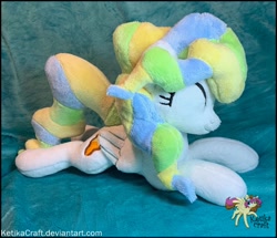 Size: 900x773 | Tagged: safe, artist:ketika, vapor trail, pony, irl, photo, plushie, solo