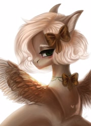 Size: 1558x2160 | Tagged: safe, artist:likelike1, oc, pegasus, pony, bust, female, mare, portrait, solo