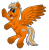 Size: 1961x1985 | Tagged: safe, artist:saxpony, derpibooru import, oc, oc only, oc:steel wing, pegasus, pony, flying, male, simple background, solo, stallion, transparent background, waving