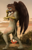 Size: 647x1000 | Tagged: safe, artist:geoffrey mcdermott, derpibooru import, oc, oc only, oc:arvid, griffon, glasses, human to griffon, male, paws, standing, transformation, weregriffon