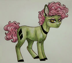 Size: 1024x887 | Tagged: safe, artist:twixyamber, oc, earth pony, pony, female, mare, solo, traditional art