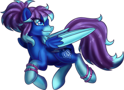 Size: 1063x773 | Tagged: safe, artist:bumblebun, artist:phucknuckl, edit, oc, oc only, oc:runic shield, pegasus, pony, background removed, commission, female, flying, mare, simple background, solo, spread wings, transparent background, wings