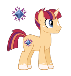 Size: 2165x2331 | Tagged: safe, artist:flipwix, derpibooru import, oc, oc only, oc:dawn glow, oc:prince dawn glow, pony, unicorn, digital art, male, next generation, offspring, parent:sunburst, parent:twilight sparkle, parents:twiburst, simple background, socks (coat marking), solo, stallion, transparent background