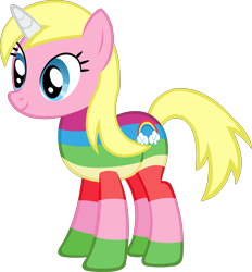 Size: 3096x3333 | Tagged: safe, artist:doctor-g, pony, adventure time, lady rainicorn, ponified