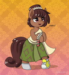 Size: 2080x2280 | Tagged: safe, artist:pencil bolt, pony, amphibia, anne boonchuy, converse, ponified, shoes, sneakers, thai