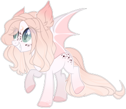 Size: 2785x2393 | Tagged: safe, artist:joshuarm, oc, bat pony, pony, female, mare, simple background, solo, transparent background