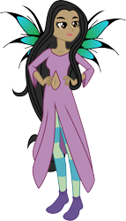 Size: 2783x4879 | Tagged: safe, artist:lhenao, artist:selenaede, equestria girls, barely eqg related, base used, crossover, equestria girls-ified, nerissa crossnic, simple background, transparent background, w.i.t.c.h.