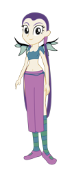 Size: 1415x3375 | Tagged: safe, artist:invisibleink, artist:lhenao, equestria girls, barely eqg related, base used, belly button, crossover, equestria girls-ified, hay lin, midriff, simple background, transparent background, w.i.t.c.h.