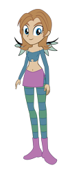 Size: 1415x3375 | Tagged: safe, artist:invisibleink, artist:lhenao, equestria girls, barely eqg related, base used, belly button, clothes, crossover, equestria girls-ified, irma lair, midriff, short shirt, simple background, transparent background, w.i.t.c.h.