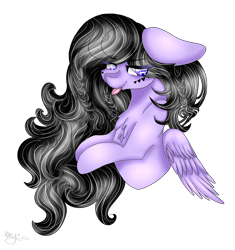 Size: 3048x3240 | Tagged: safe, artist:cat-chai, derpibooru import, oc, oc:tashi, pegasus, pony, female, mare, simple background, solo, tongue out, transparent background