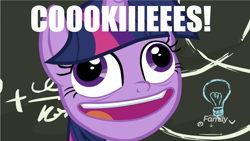 Size: 4250x2400 | Tagged: safe, derpibooru import, edit, edited screencap, screencap, twilight sparkle, twilight sparkle (alicorn), alicorn, best gift ever, chalkboard, faic, pudding face, solo, twilight snapple, twilynanas