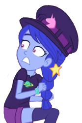 Size: 1368x2048 | Tagged: safe, edit, edited screencap, screencap, space camp (character), better together, equestria girls, five lines you need to stand in, background removed, shocked, simple background, solo, startled, transparent background