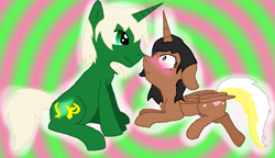 Size: 1119x646 | Tagged: safe, artist:xgalacticxstudios18x, oc, alicorn, pony, unicorn, alicorn oc, photo