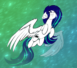 Size: 3701x3283 | Tagged: safe, artist:airfly-pony, oc, oc only, oc:lucy vectors, pegasus, pony, eyes closed, patreon, patreon reward, smiling, solo