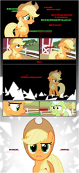 Size: 1919x4225 | Tagged: safe, artist:estories, applejack, granny smith, earth pony, pony, comic:a(pple)ffection, comic, vector