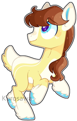 Size: 1446x2268 | Tagged: safe, artist:kurosawakuro, oc, pony, base used, colored pupils, deer tail, magical gay spawn, male, offspring, parent:braeburn, parent:sheriff silverstar, simple background, solo, stallion, transparent background